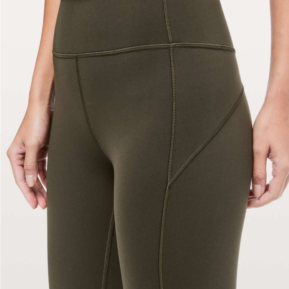 Lululemon In Movement Crop *Everlux 19"
Dark Olive - Picture 4 of 9